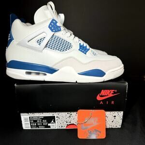 Size 11 - Nike Air Jordan 4 Retro Military Blue 2024 Men's Shoes